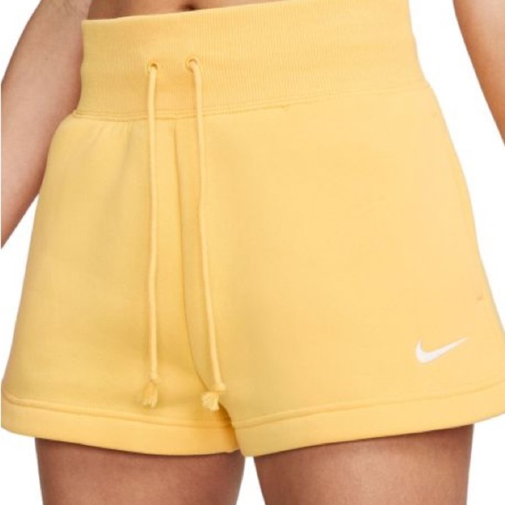 Nike Women's Athletic Yellow Shorts